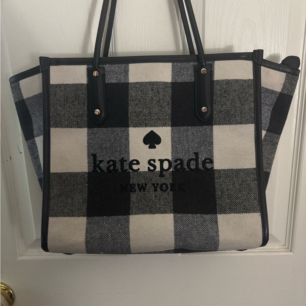 Kate Spade Ella Canvas Tote Bag Gingham